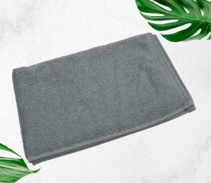 Rekhas Premium Cotton Hand Towel  Super Absorbent  Soft &amp;amp; Quick Dry  Anti-Bacterial  Grey