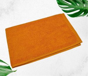 Rekhas Premium Cotton Hand Towel  Super Absorbent  Soft &amp;amp; Quick Dry  Anti-Bacterial  Orange