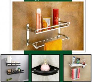 bathroom/kitchen shelves/racks