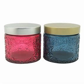 scented jar candles with aluminium lid