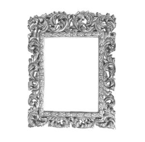 Polished Silver Plated Console Mirror, For Household, Hotels, Mounting Type : Wall Mounted