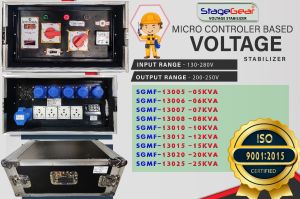 microcontroller based voltage stabilizer