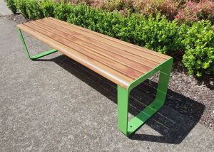 wooden outdoor benches