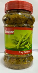 Saksham Green Chilli Pickle 500g