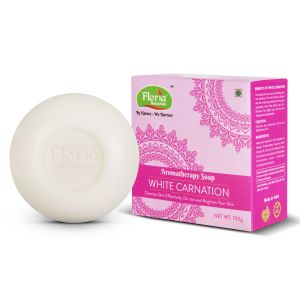 Floria Naturals White Carnation Aromatherapy Soap