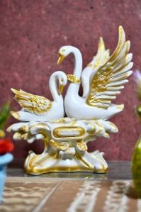 Duck Polyresin Statue Set