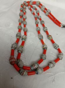 Paper Beads Necklace