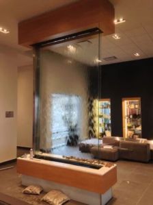 Indoor Glass Wall Fountain Installation Service