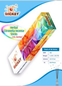 Wicket Herbal Citronella Incense Sticks