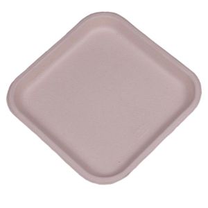 7 Inch Square Biodegradable Plastic Plate