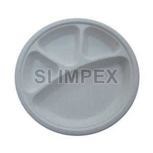 11 Inch 4cp Round Biodegradable Plastic Plate