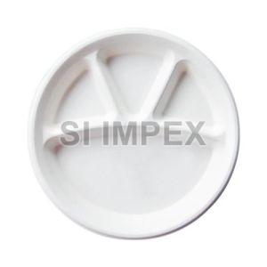 12 Inch 4cp Round Biodegradable Plastic Plate