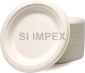 6 Inch Round Biodegradable Plastic Plate