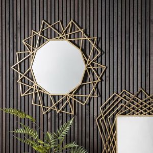 Filomena Decorative Metal Wall Mirror