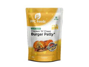 Plant Based Chicken ‘N’ Cheez Burger Patty