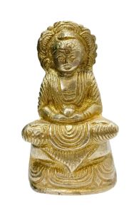 buddha 01 gold brass statue
