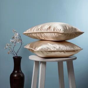 Elegant Satin Silk Cushion Cover