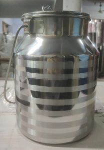 3.5-15 Ltr. Stainless Steel Milk Cans