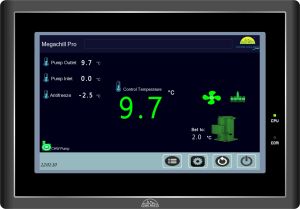 SMART CHILLER CONTROLLER WITH TOUCH DISPLAY - MEGACHILL PRO 1 COMPRESSOR