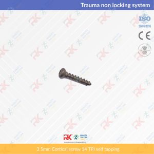3.5mm Cortical screw 14 TPI self tapping