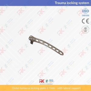 Distal humerus locking plate 2.7mm/3.5mm - with lateral support