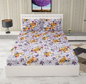 Floral Garden Polyester Bedsheets