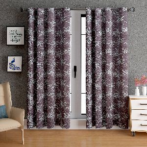 Micro Flora Polyester Curtain