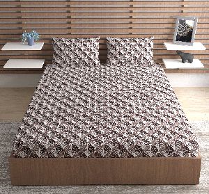 Oriental Fan Polyester Bedsheets