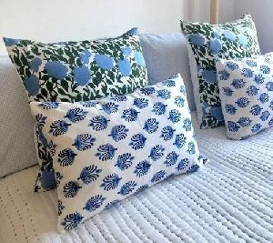 Hand Block Printed Pillow Covers
