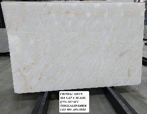 Crystal White Onyx Marble Stone