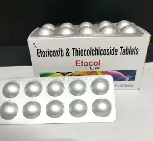 Thiocolchicoside 4mg + Etoricoxib 60mg Tablets