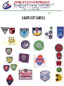 Lasercut woven labels