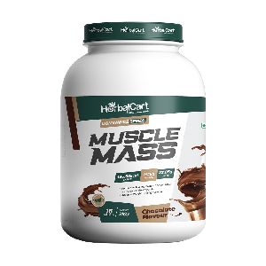 HerbalCart Muscle Mass Gainer, Chocolate Flavour, 3kg