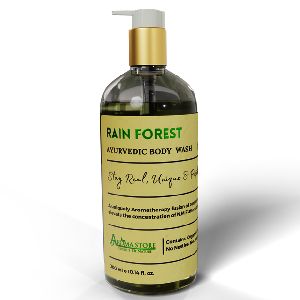 Rain Forest Ayurvedic Body Wash Gel by Aroma Store