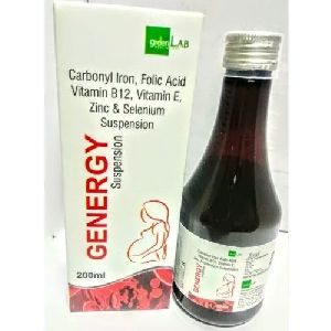 Carbonyl Iron ,Folic Acid, Zinc Vitamin E & Vitamin C Syrup