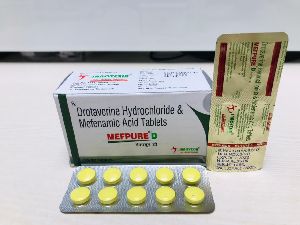 Drotaverine HCL 80mg + Mefenamic Acid 250mg Tablet