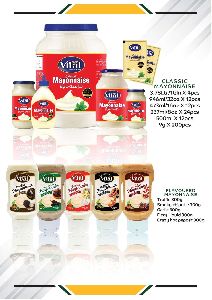 Classic and Flavored mayonnaise