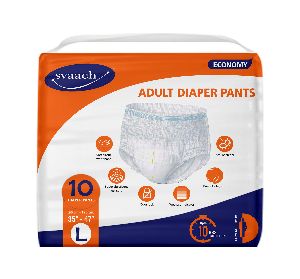 Svaach Economy Adult Diaper pants Large 10s