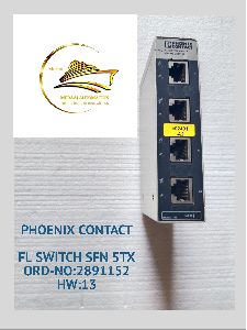 PHOENIX CONTACT FL SWITCH SFN 5TX ORD-NO:2891152 HW:13