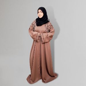 Ladies Light Brown Abaya