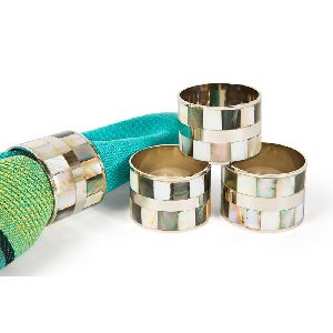 Mother of Pearl Napkin Rings