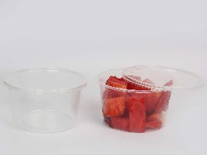 1000ml Flat Transparent Plastic Container