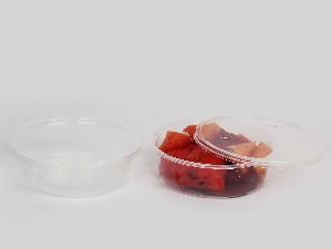 100ml Transparent Round Plastic Container