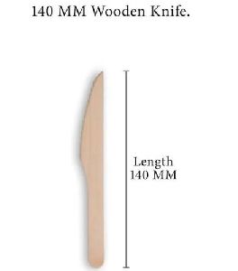 140mm Wooden Knife