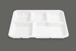 7 Inch Square Bagasse Plate