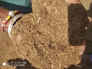 dry grind cow dung powder