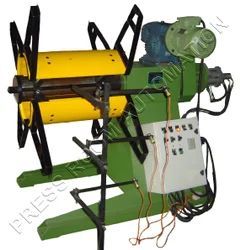 Motorized Decoiler with Hydraulic Expandable Jaws