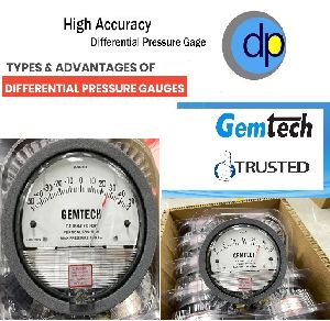 Differential Pressure Gauges GEMTECH Dpengineers Range 0-20 Kilopascals