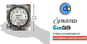 Differential Pressure Gauges GEMTECH Dpengineers Range 6-0-6 MM
