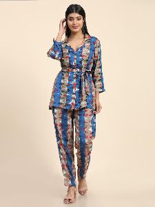 Multicolor Printed Co-ord Set